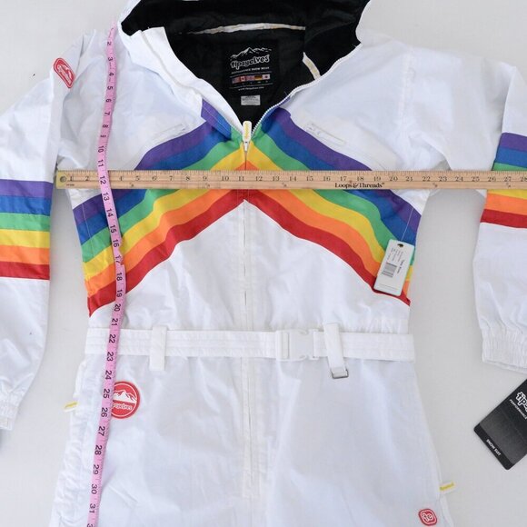 Tipsy Elves Sunrise Shredder One Piece Ski Suit Snowsuit Size L NWT - Picture 5 of 15